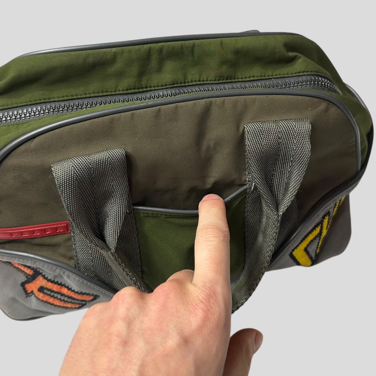 Prada Sport 00’s Shwfff Moto Bowling Handbag