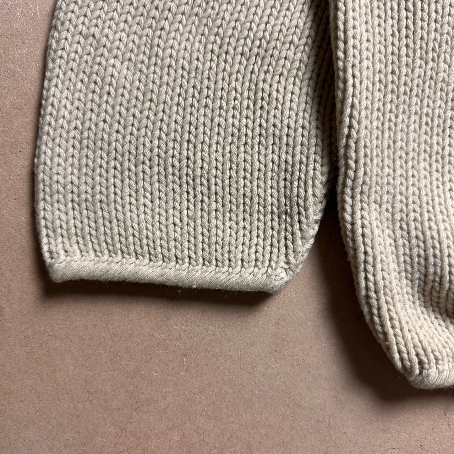 A/W1987 Oatmeal Wool Knit