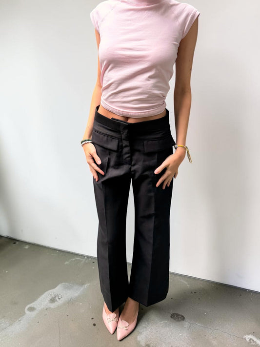MSGM Milan Trousers | Black, Red