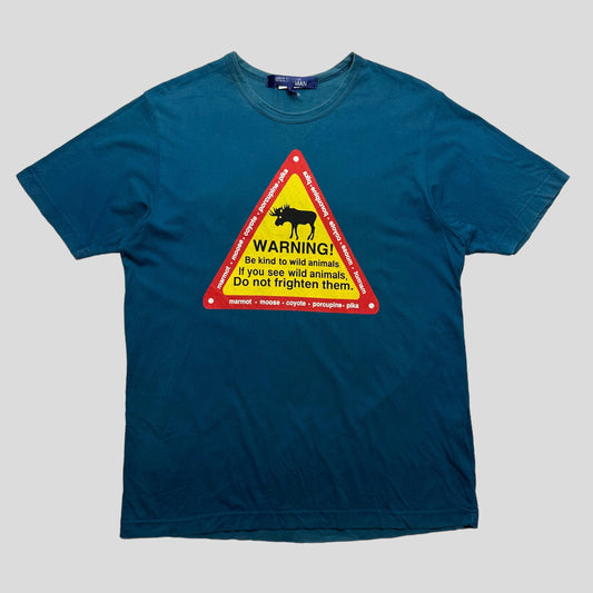Junya Watanabe 2009 Moose Warning T-shirt - XL (M/L)