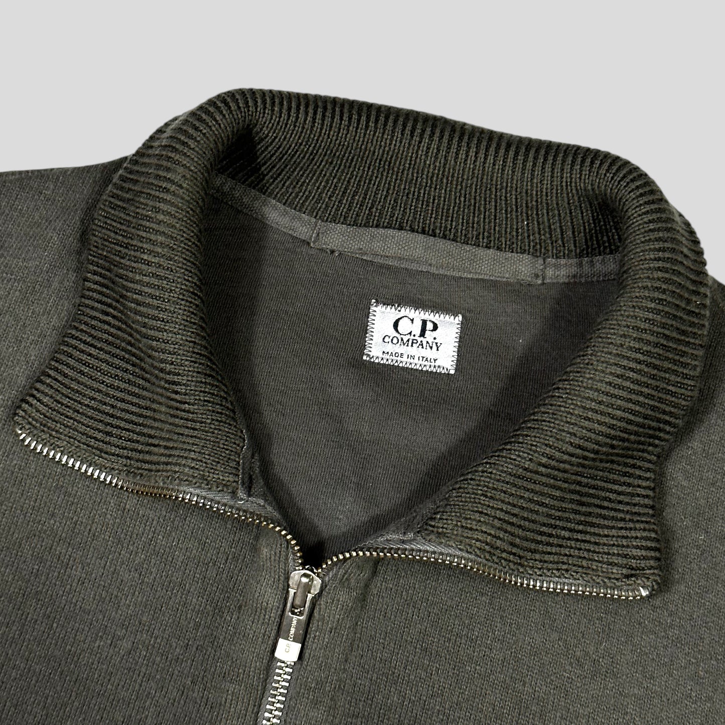 CP Company AW04 Collared Zip Knit Cardigan - L