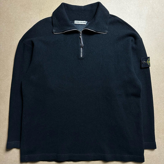 A/W1994 Black 1/4 Zip Fleece
