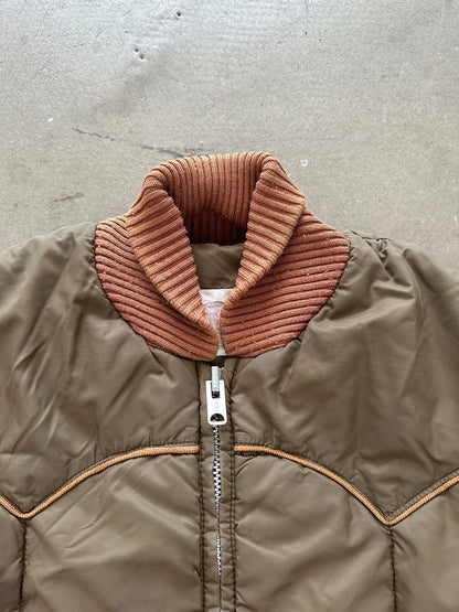 1970’s Double K Down Bomber - S | Small, Red