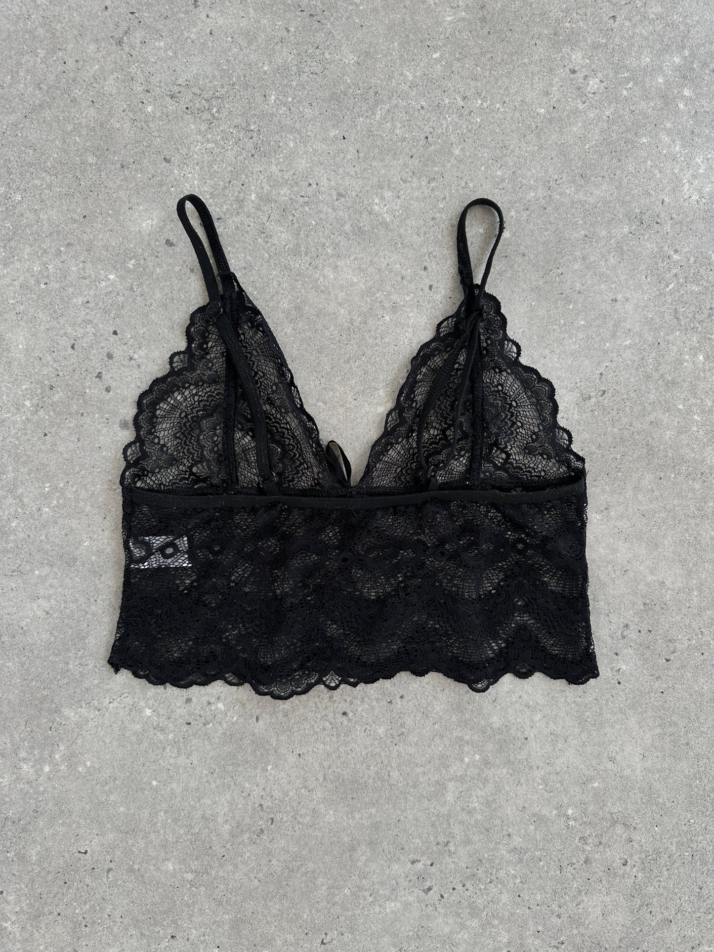 Vintage 2010s Lace Bralette Top - S