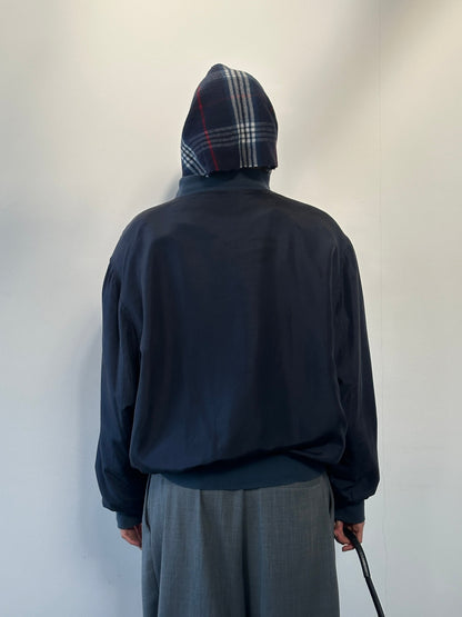 Italian Vintage 1990s Pure Silk Bomber Jacket - XL