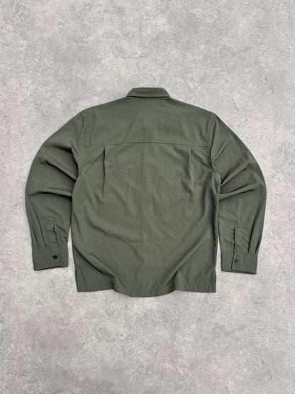 nike acg 2000s deadstock technical dri-fit ripstop shirt (s) | Default Title, Green