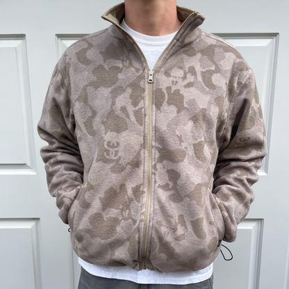 90's Stussy Reversible Camo Fleece Jacket (M) | Default Title, Camo