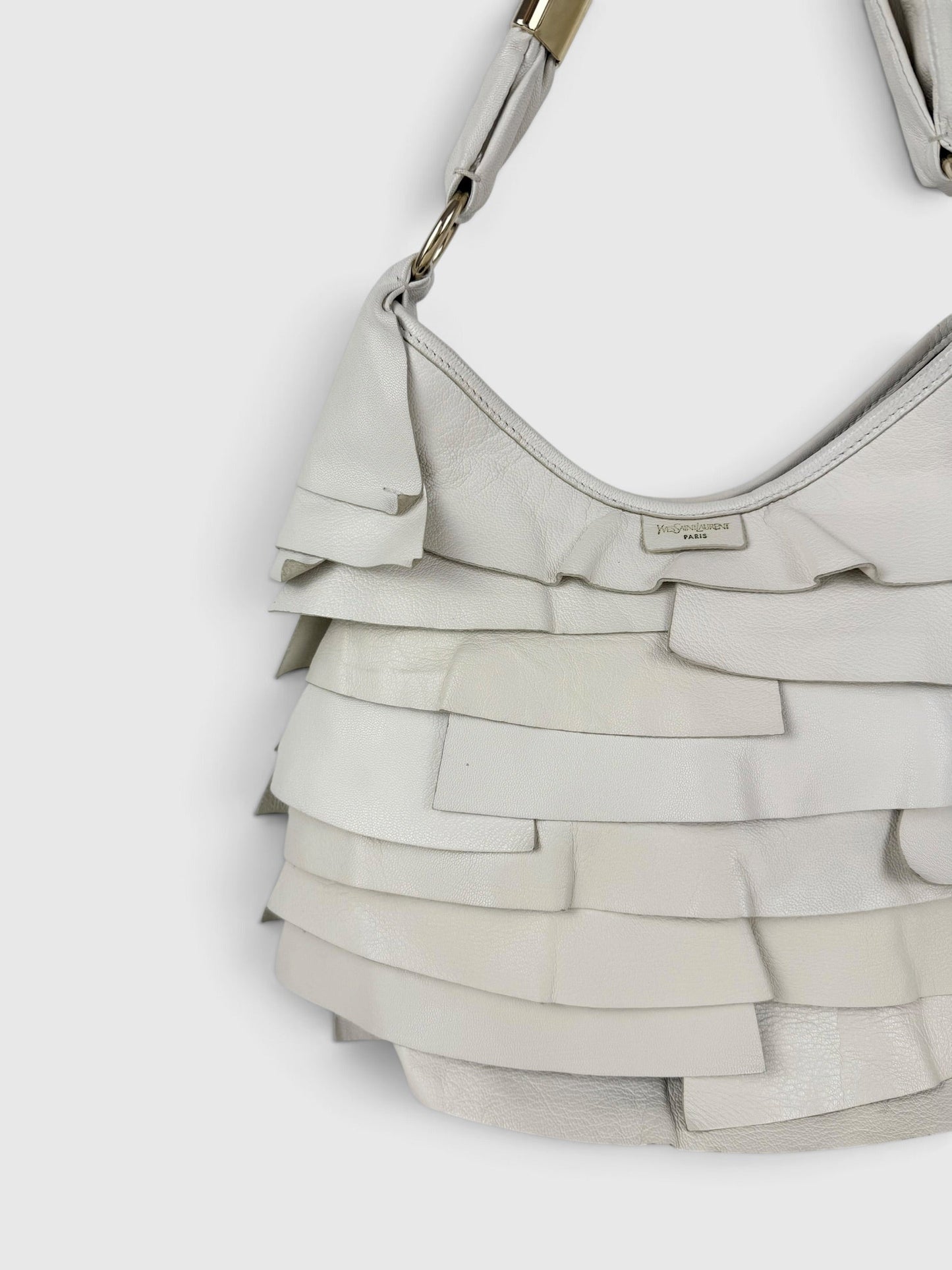 2000s YSL Saint Tropez Handbag | O/S, Cream