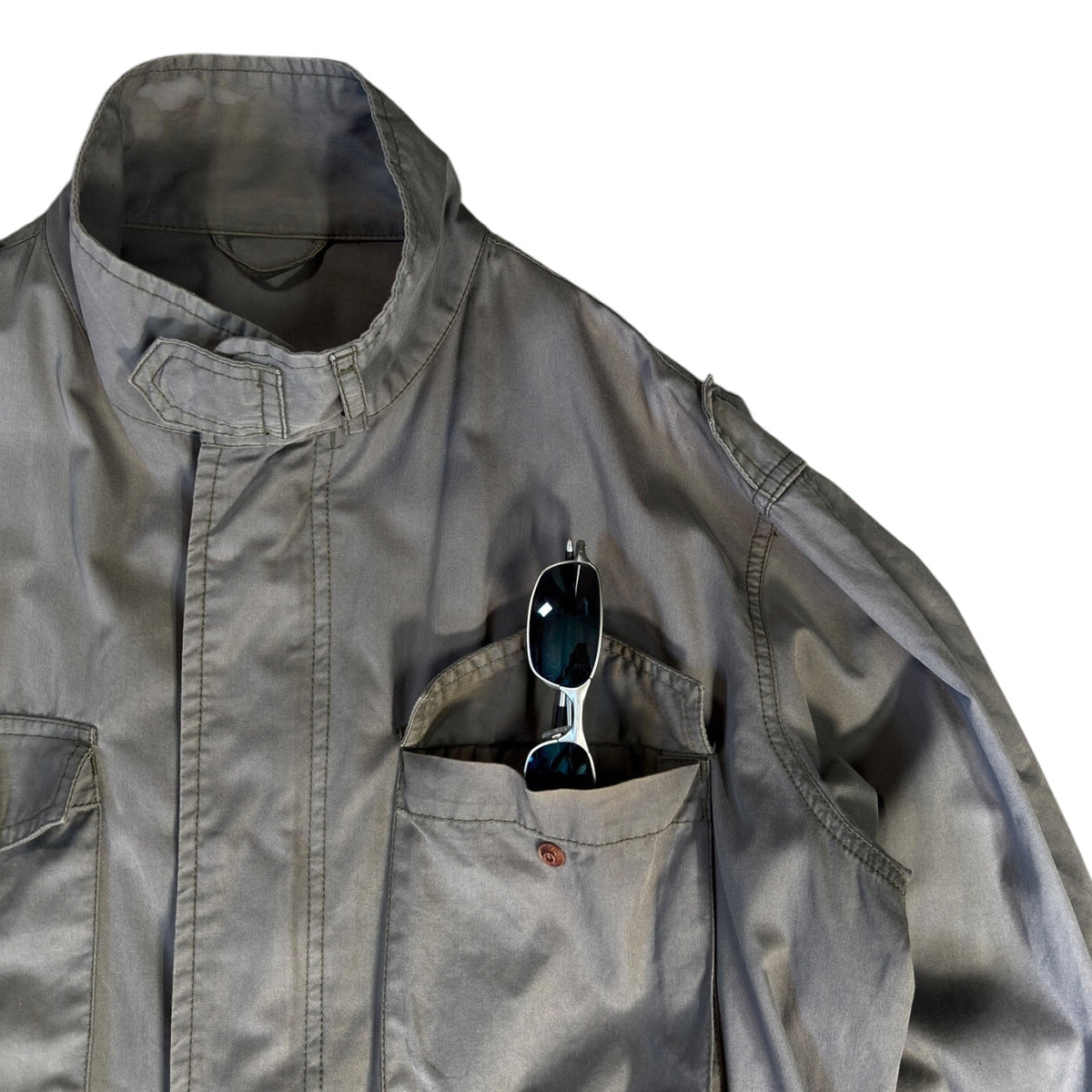 Maharishi 00’s Dragon Embroidered M-65 Field Jacket L | Large, Multicoloured