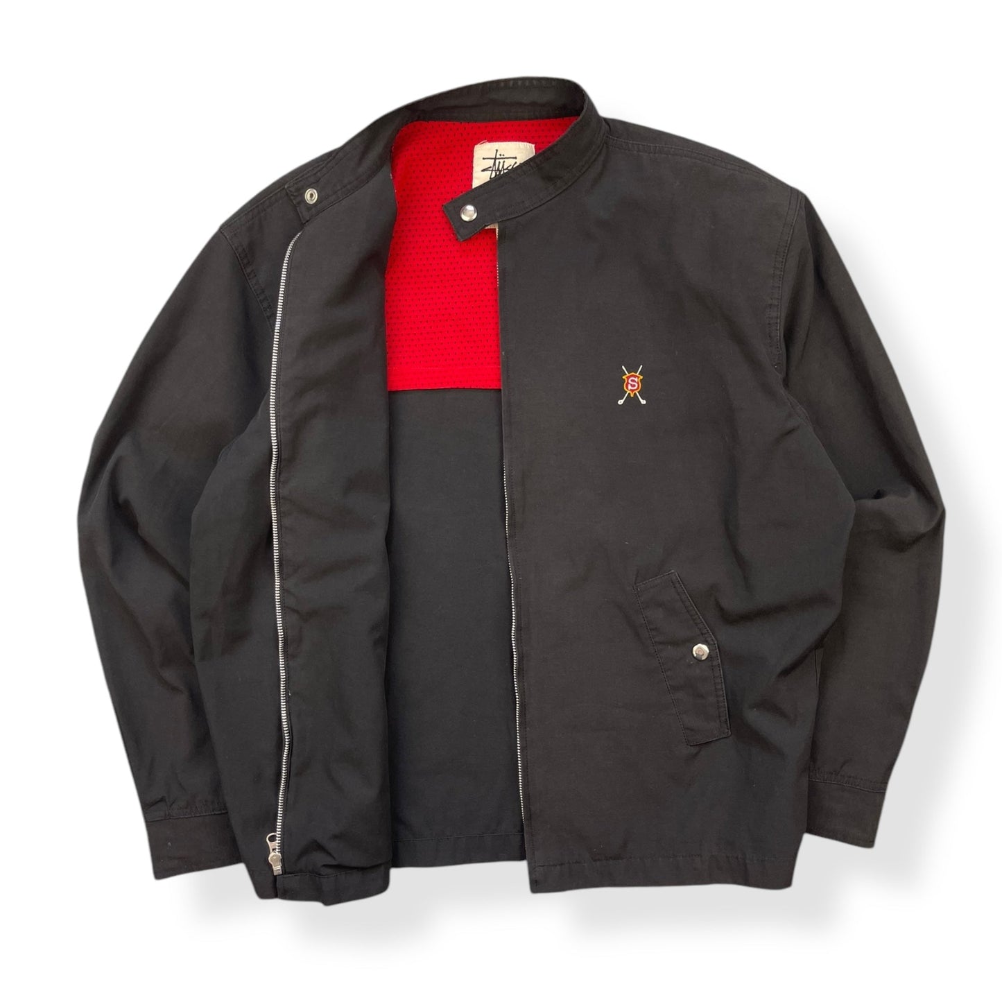 1990's Stussy Outer Gear Jacket (L) | Default Title, Black