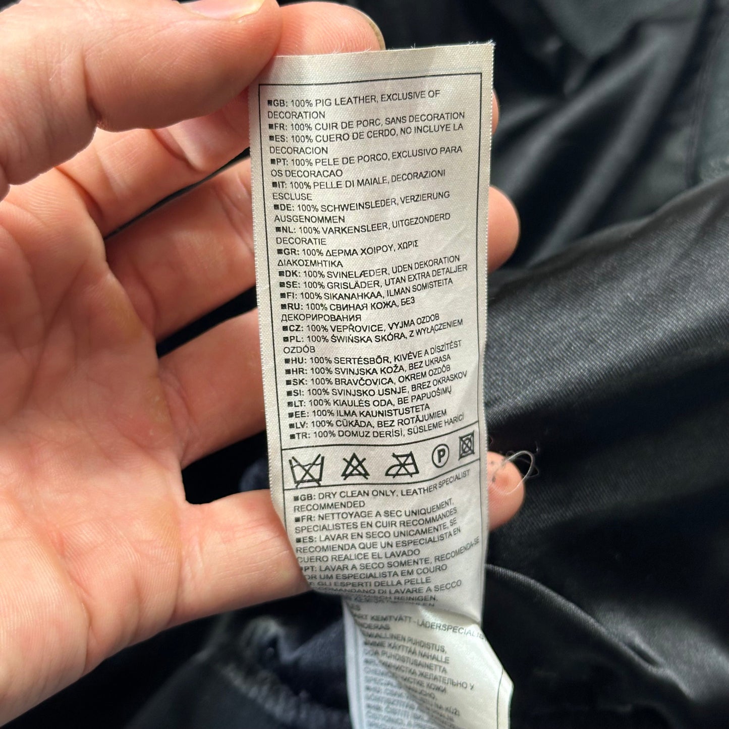 Nike Tony Spackman 2007 Leather Boxy Bomber Jacket - S