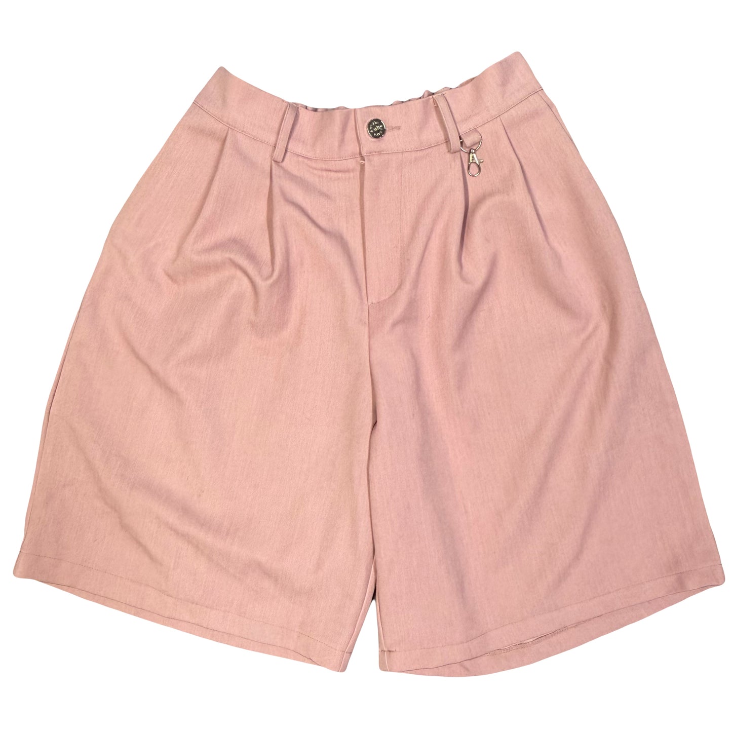 Sweats Collective Pleated Shorts In Pink (L) | Large, Pink