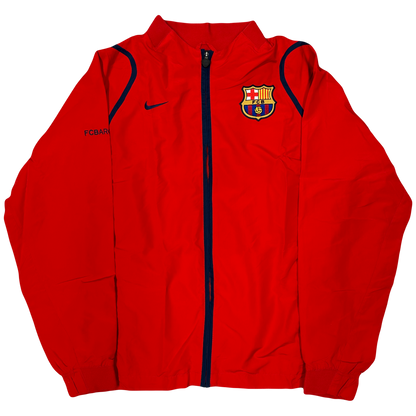 Nike Total 90 Barcelona 2005/06 Tracksuit In Red & Navy ( L )