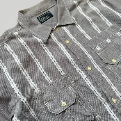 2000's Stüssy Utility Shirt L | O/S, Grey