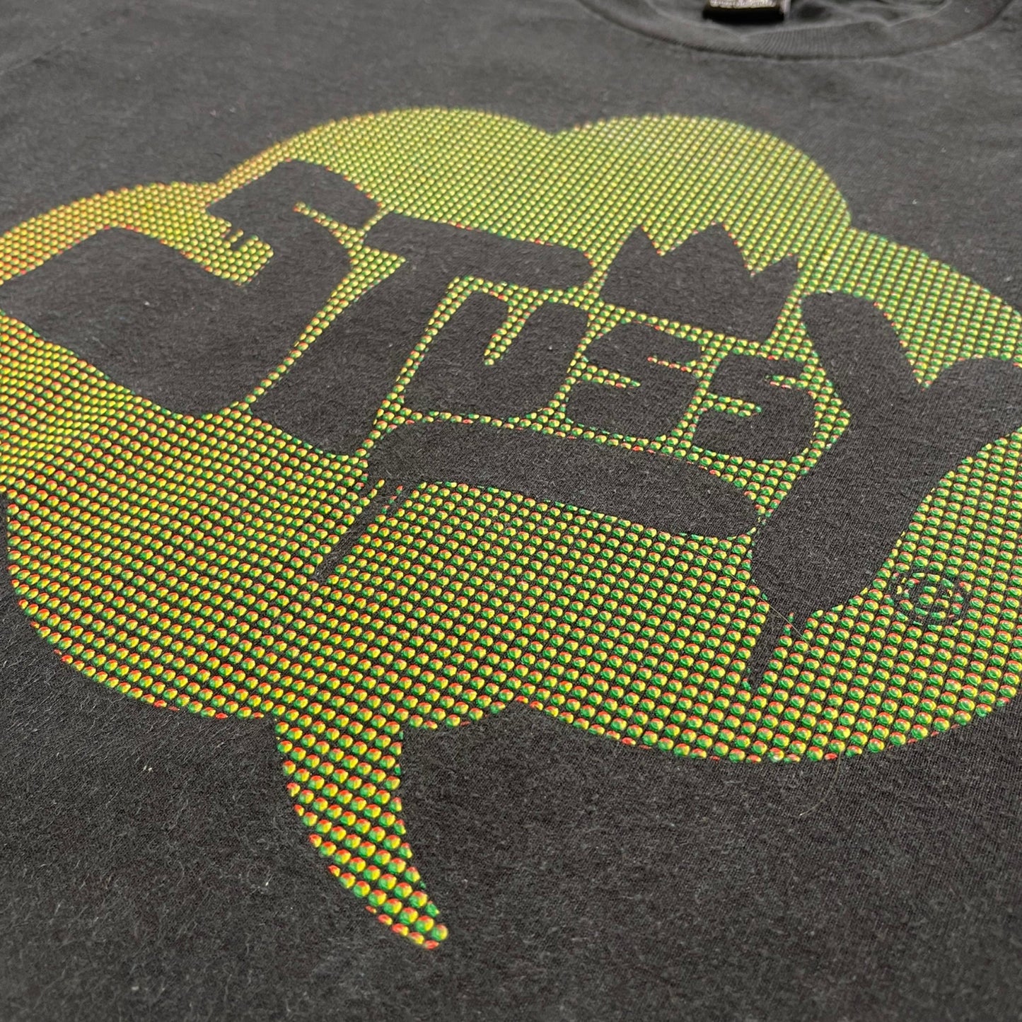 2000's Stussy Textured Graphic T-Shirt (M) | Default Title, Multicoloured