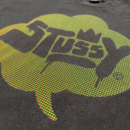 2000's Stussy Textured Graphic T-Shirt (M) | Default Title, Multicoloured