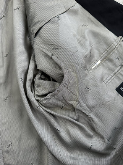 Yves Saint Laurent Pour Homme 1990s Pure Wool Bespoke Button Blazer - 42R/XL