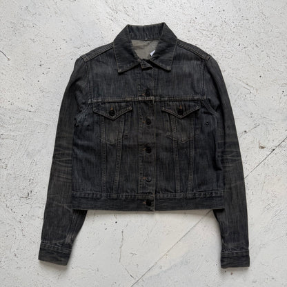 2000s gucci by tom ford denim jacket | O/S, Red