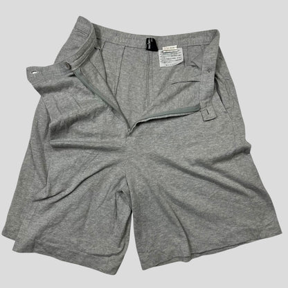 Comme Des Garçons Tricot 1992 Grey Cotton Asymmetric Toggle Skirt - M | Default Title, Grey