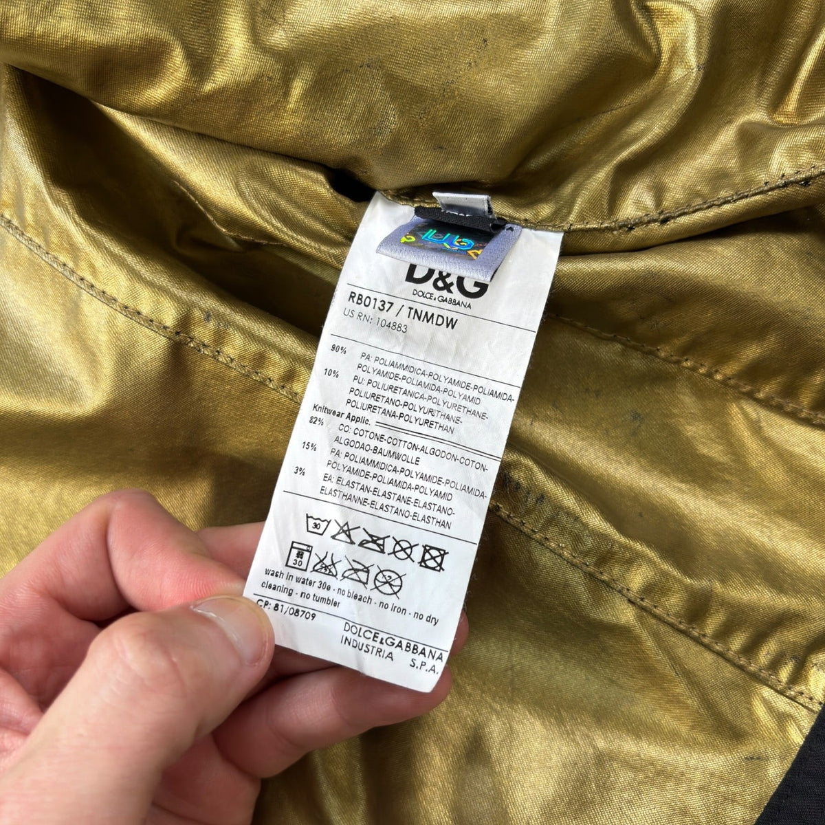 Dolce & Gabbana 90’s Multipocket Panelled Jacket M | Medium, Multicoloured