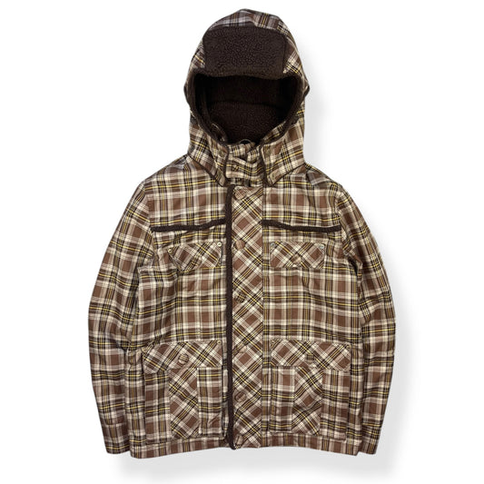 2000's Analog Plaid Trapper Hood Jacket (L) | Default Title, Multicoloured