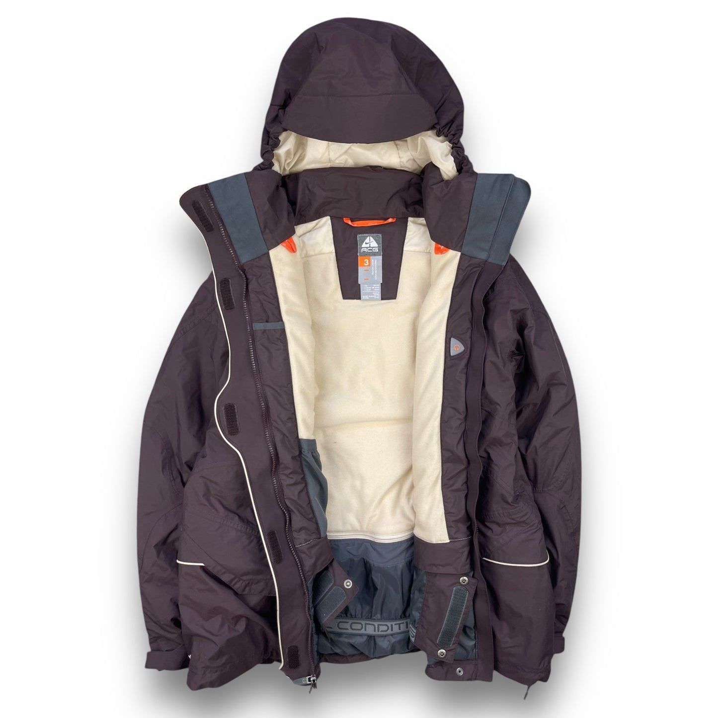 Nike ACG Brown Ski Jacket (XL) | Default Title, Brown