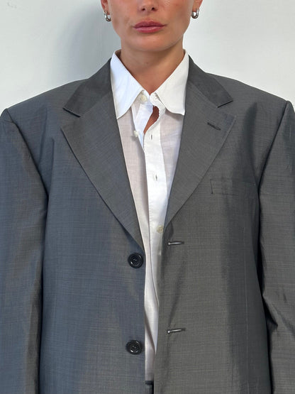 Versace Classic V2 90s Pure Silk Single Breasted Blazer - 42R/XL