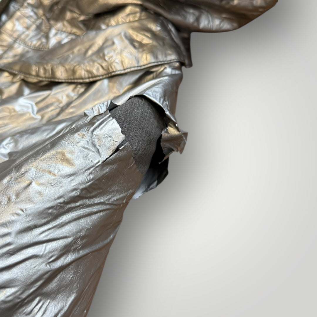 Stone Island AW/2003 Raso Gommato Metallic Cover Reversible "Spaceman" Parka XL