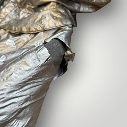 Stone Island AW/2003 Raso Gommato Metallic Cover Reversible "Spaceman" Parka XL