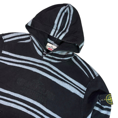 Stone Island x Supreme Pullover Warp Hoodie