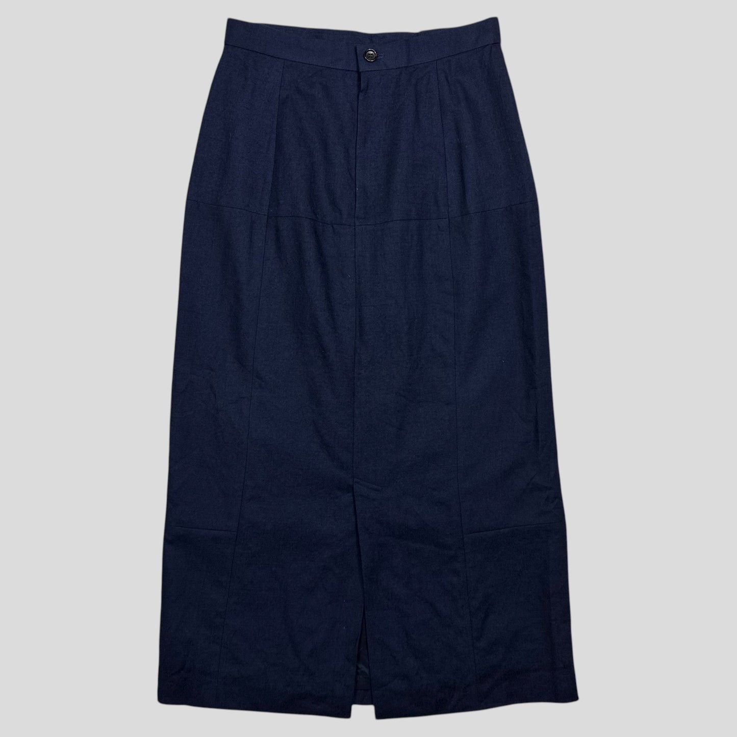 Comme Des Garçoms Tricot 2002 Wool Panelled Midi Skirt - XS/S