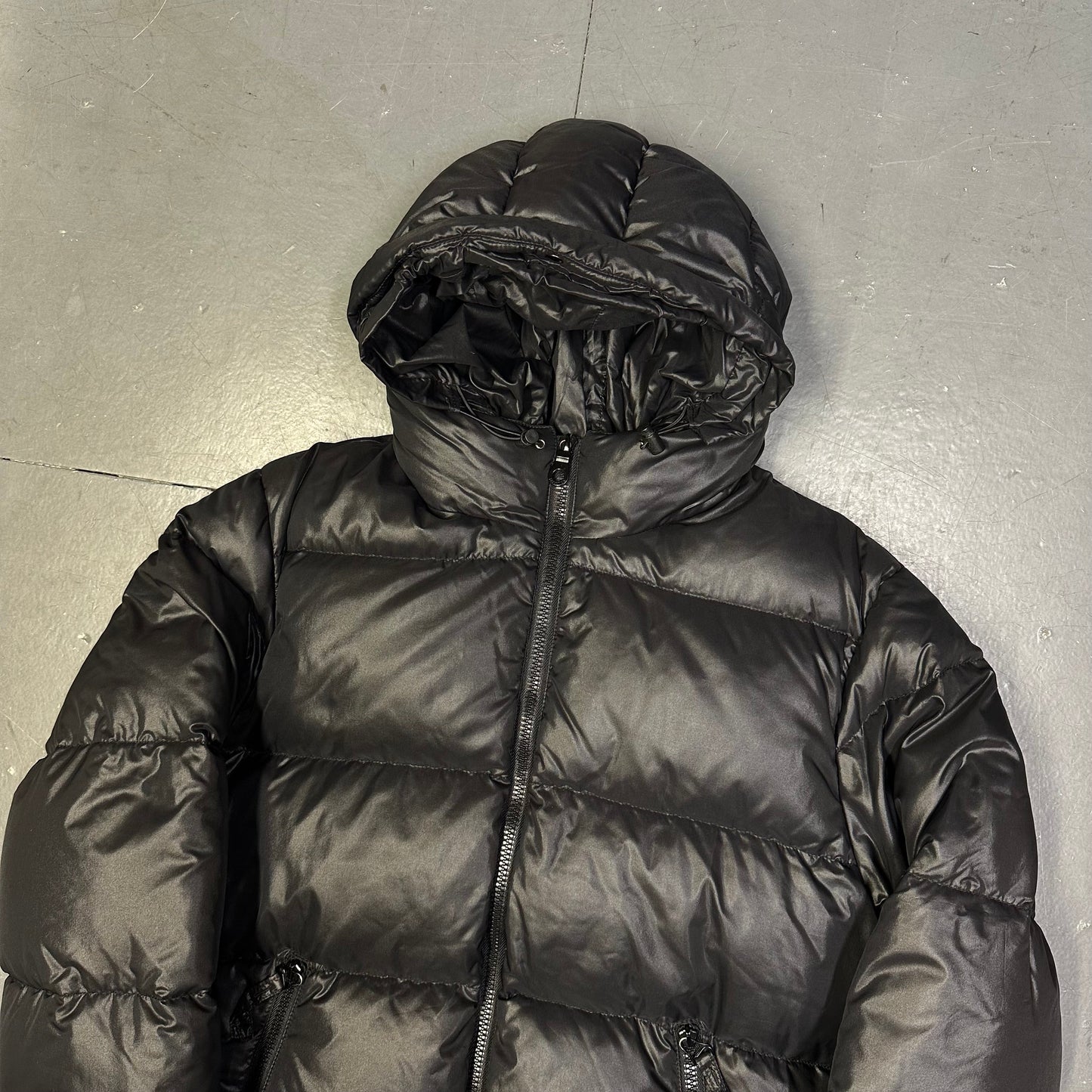 Duvetica Fur Hood Puffer Jacket In Black ( M )