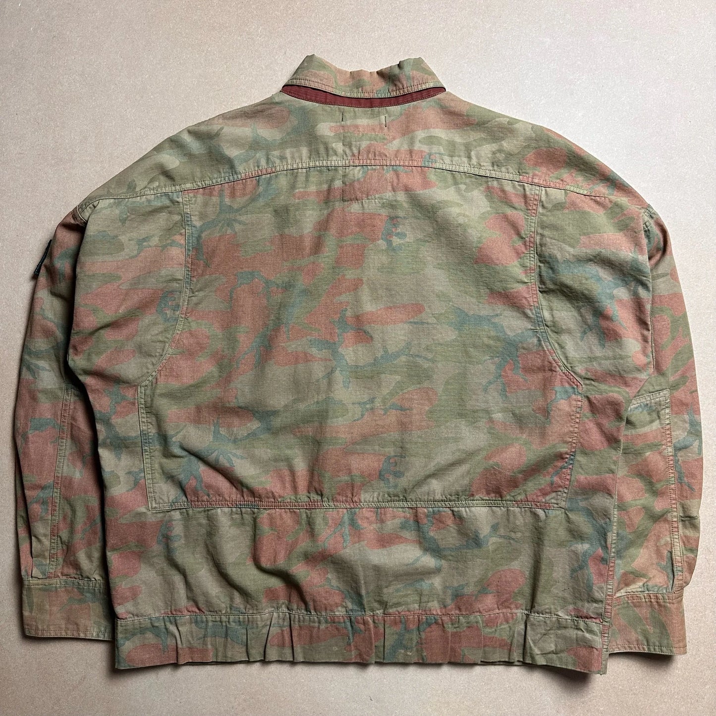 S/S1990 Ice Camouflage Harrington Style Bomber