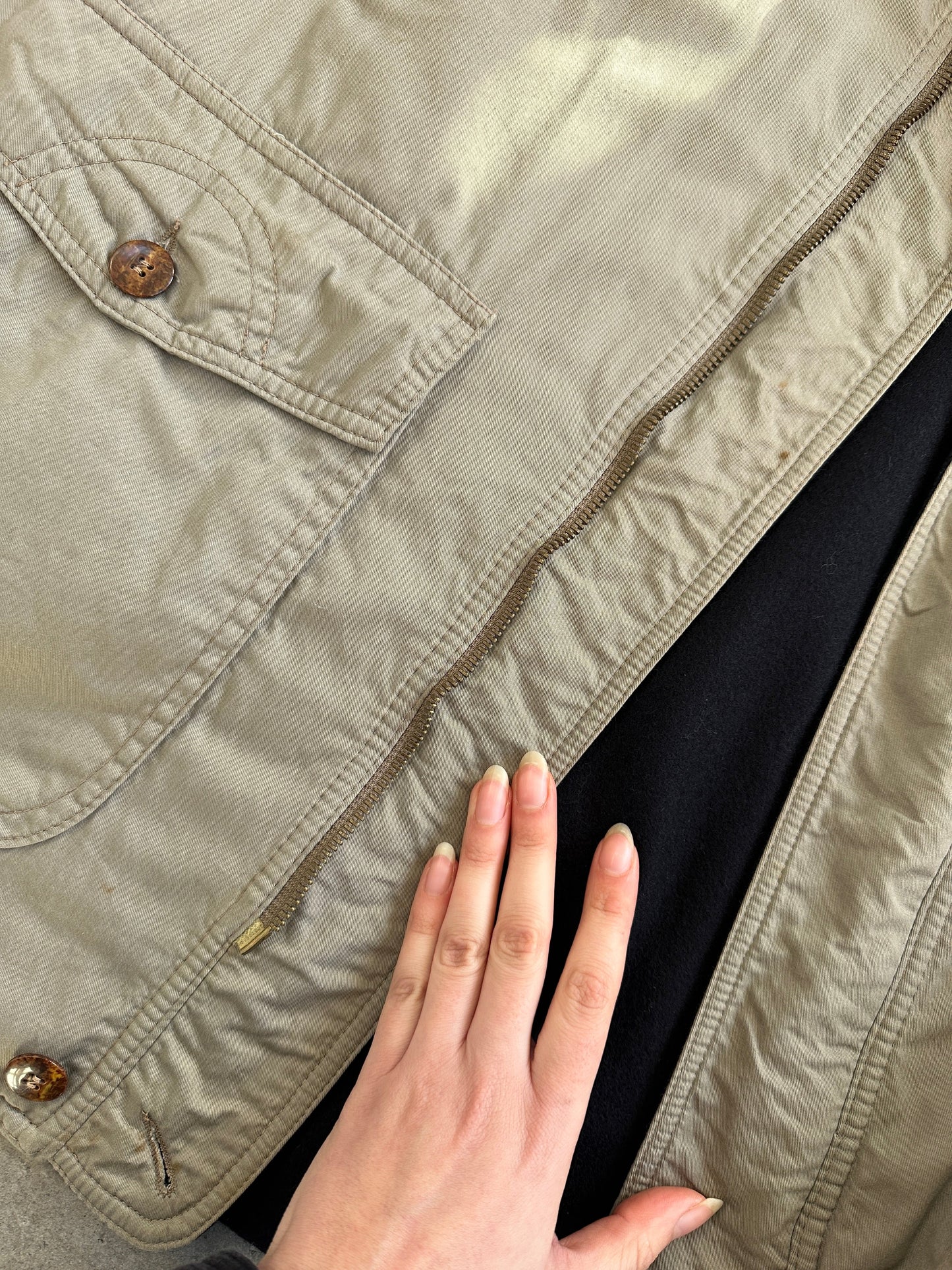 Italian Vintage Brushed Wool Reversible Jacket - XL