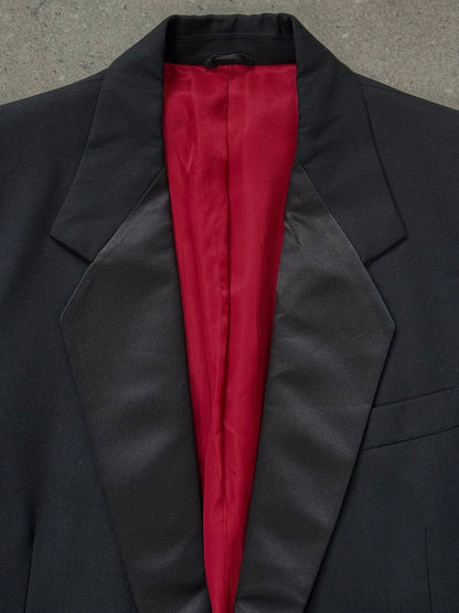 Yves Saint Laurent 1990s Pure Wool Tuxedo Blazer - 38R/M