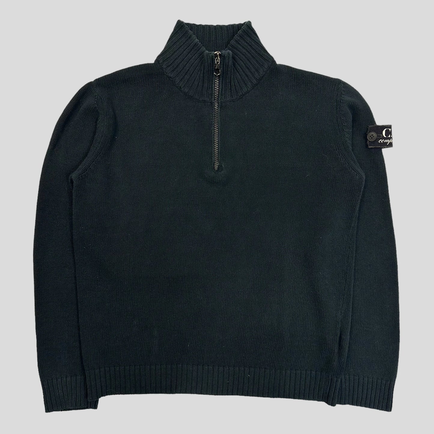 CP Company AW07 1/4 Zip Collared Knit - 6-8