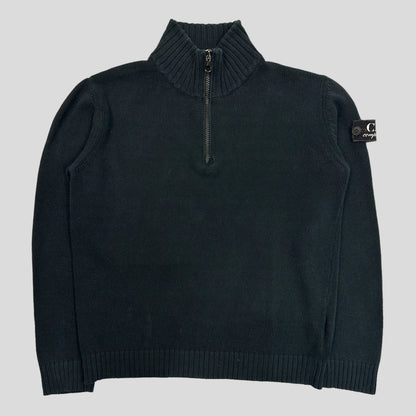 CP Company AW07 1/4 Zip Collared Knit - 6-8