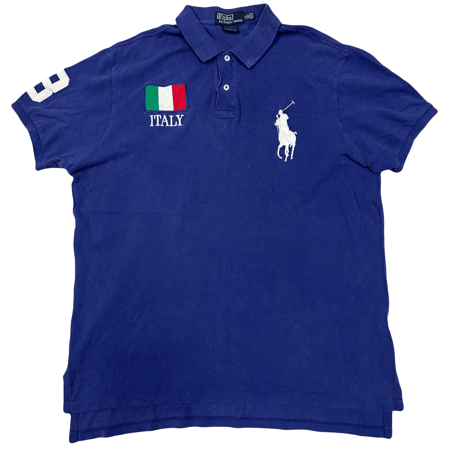 Ralph Lauren Spellout Italy Polo In Navy ( XL ) - Known Source