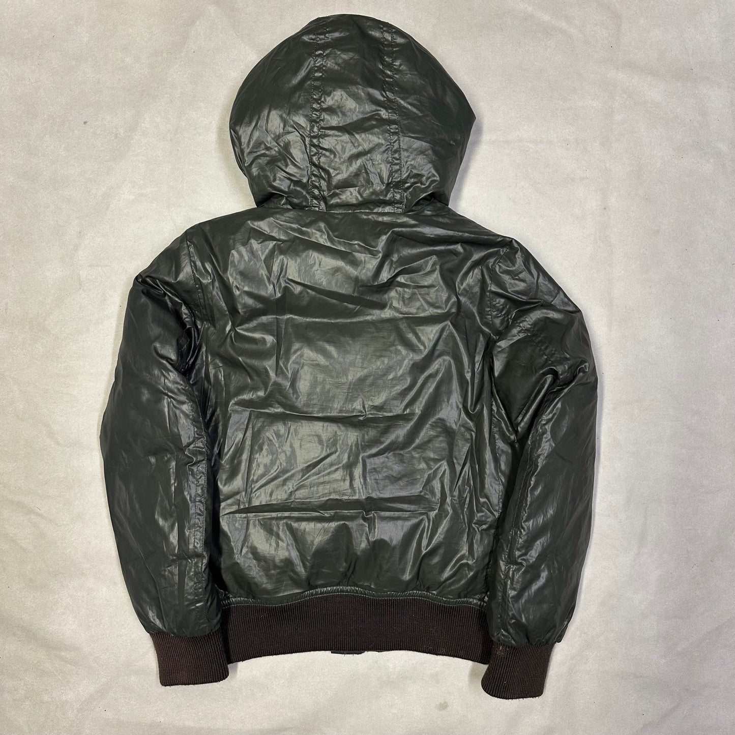 Takeo Kikuchi Jacket With Fur Hood In Green ( M )