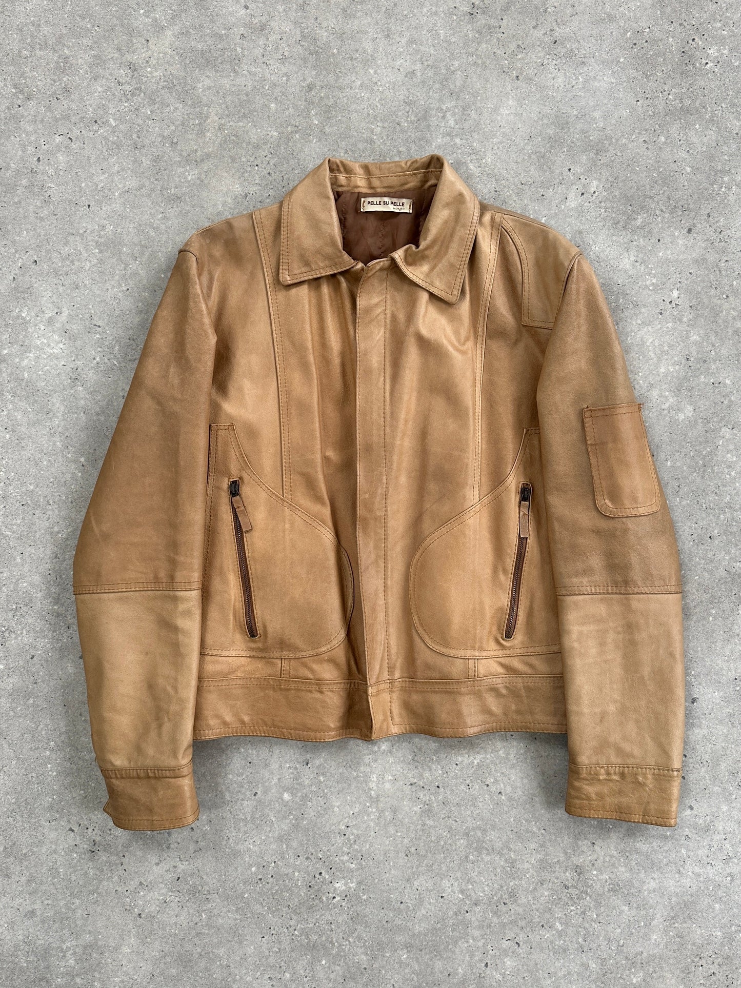 Italian Vintage Leather Jacket - M/L