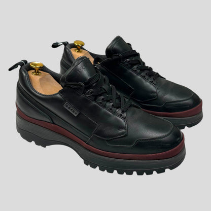 Prada Milano FW18 Leather Low Brixxen Boot - UK9 | Black