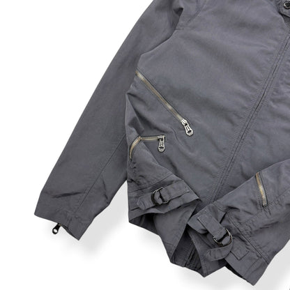 2000's DKNY Multizip Moto Jacket (L) | Default Title, Navy