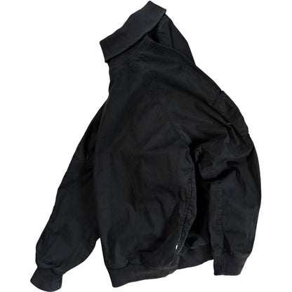Maharishi 2002 Ribbed Neck Drill Top S | Small, Black