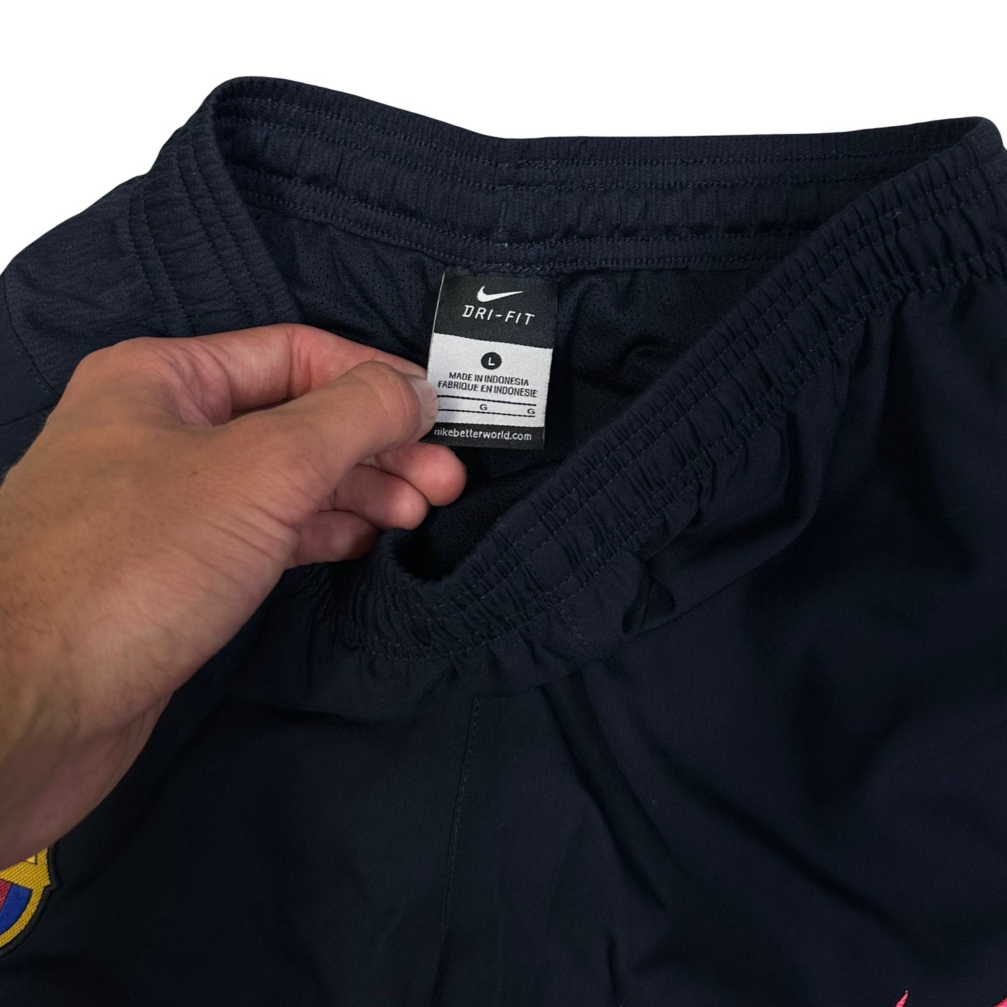 Nike Barcelona 2014/15 Tracksuit Bottoms In Navy & Pink ( Teen L )