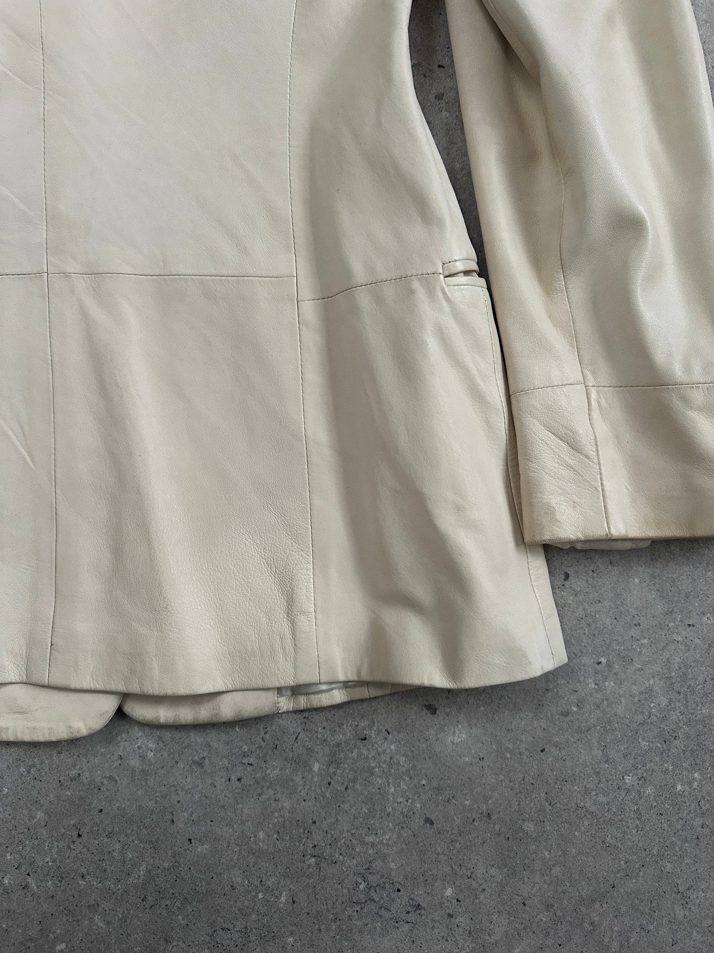 Gianni Versace 1990s Leather Jacket - S