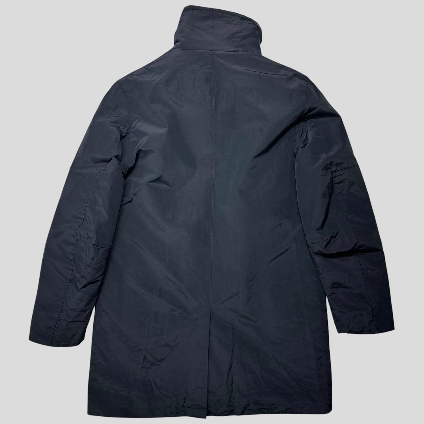 Gucci by Tom Ford 1999 Ballistic Nylon Taped Seam Shearling Collar Coat - L | Default Title, Multicoloured