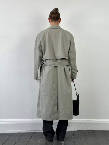 London Fog Double Breasted Belted Trench Coat - XL/XXL