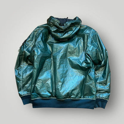 Stone Island 2022 Forest Green Microfelt Primaloft 82/22 40th Anniversary Jacket L