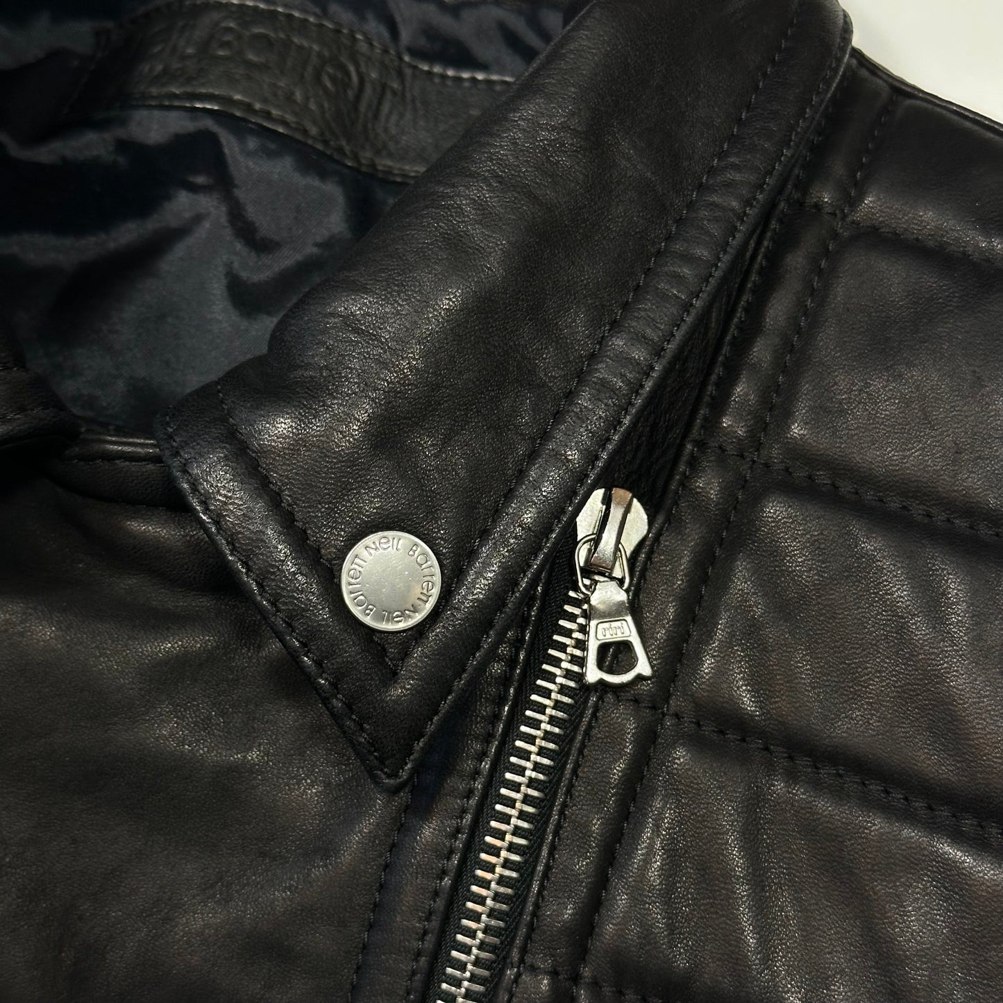 Neil Barrett 2012 Runway Leather Padded Multipocket Moto Vest - S | Default Title, Black