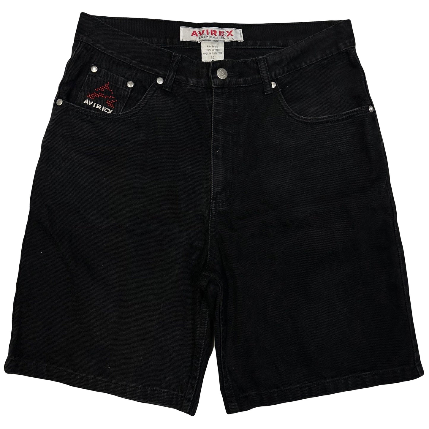 Avirex Jorts In Black ( W32 ) - Known Source